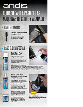 Andis Guide - Tool Maintenance (Spanish)